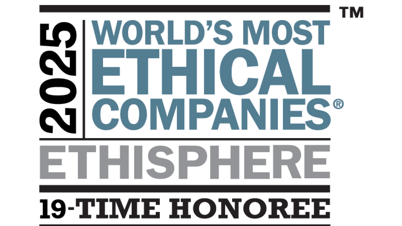 2025 World's Most Ethical Companies - Ethisphere - 19-time Honoree