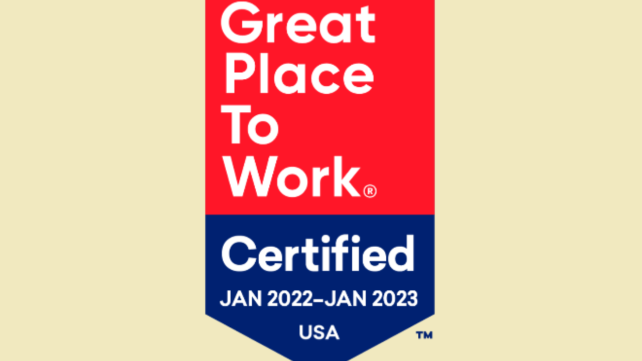 Great Place to Work certification logo