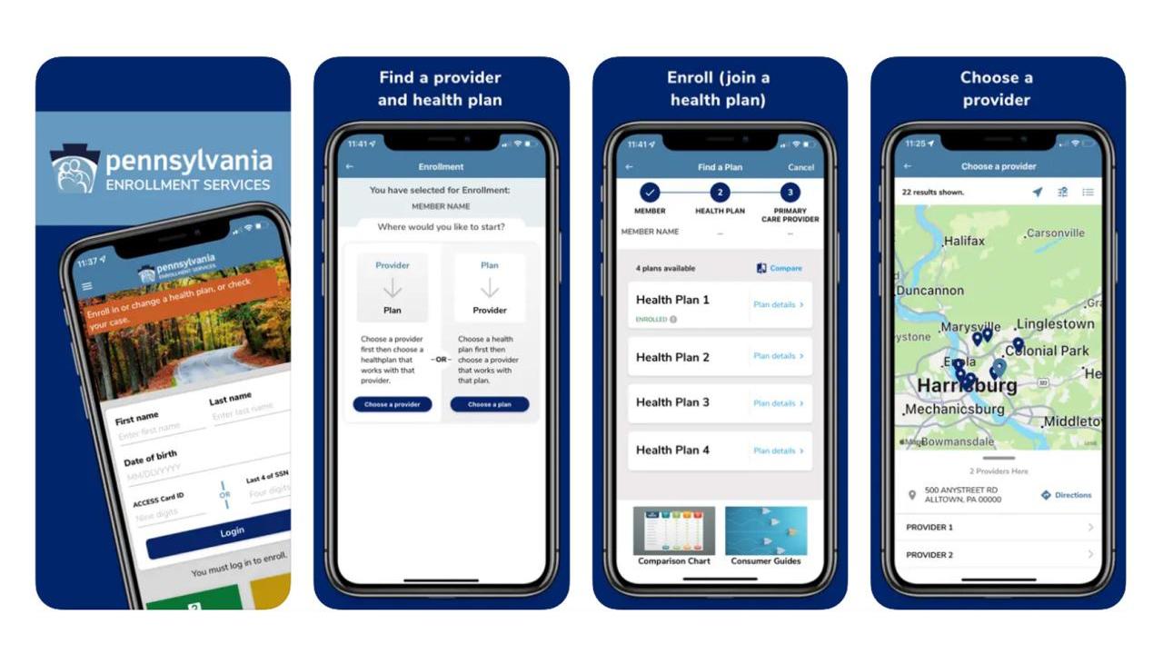 Pennsylvania Enrollment Services app