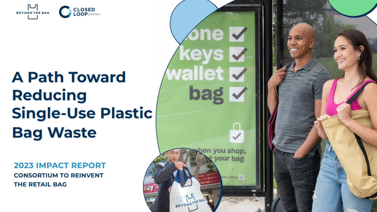 Cover of the Beyond the Bag Initiative's 2023 Impact Report