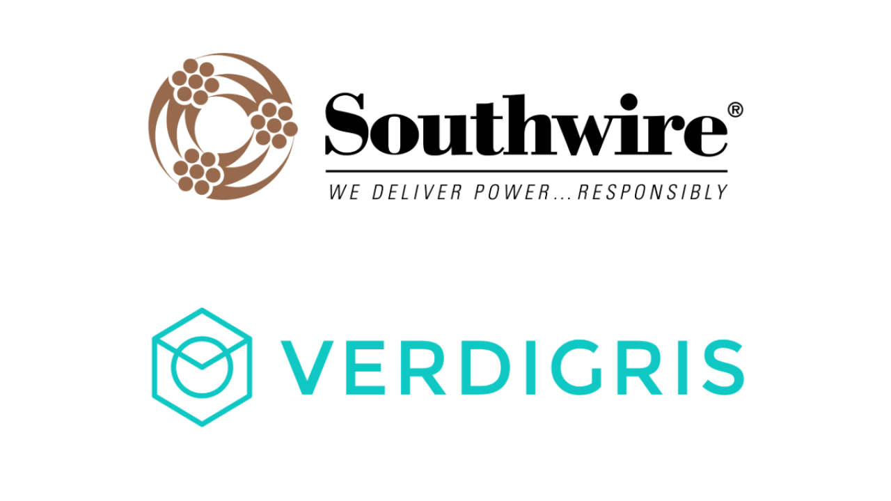 Logo lockup of Southwire and Verdigris