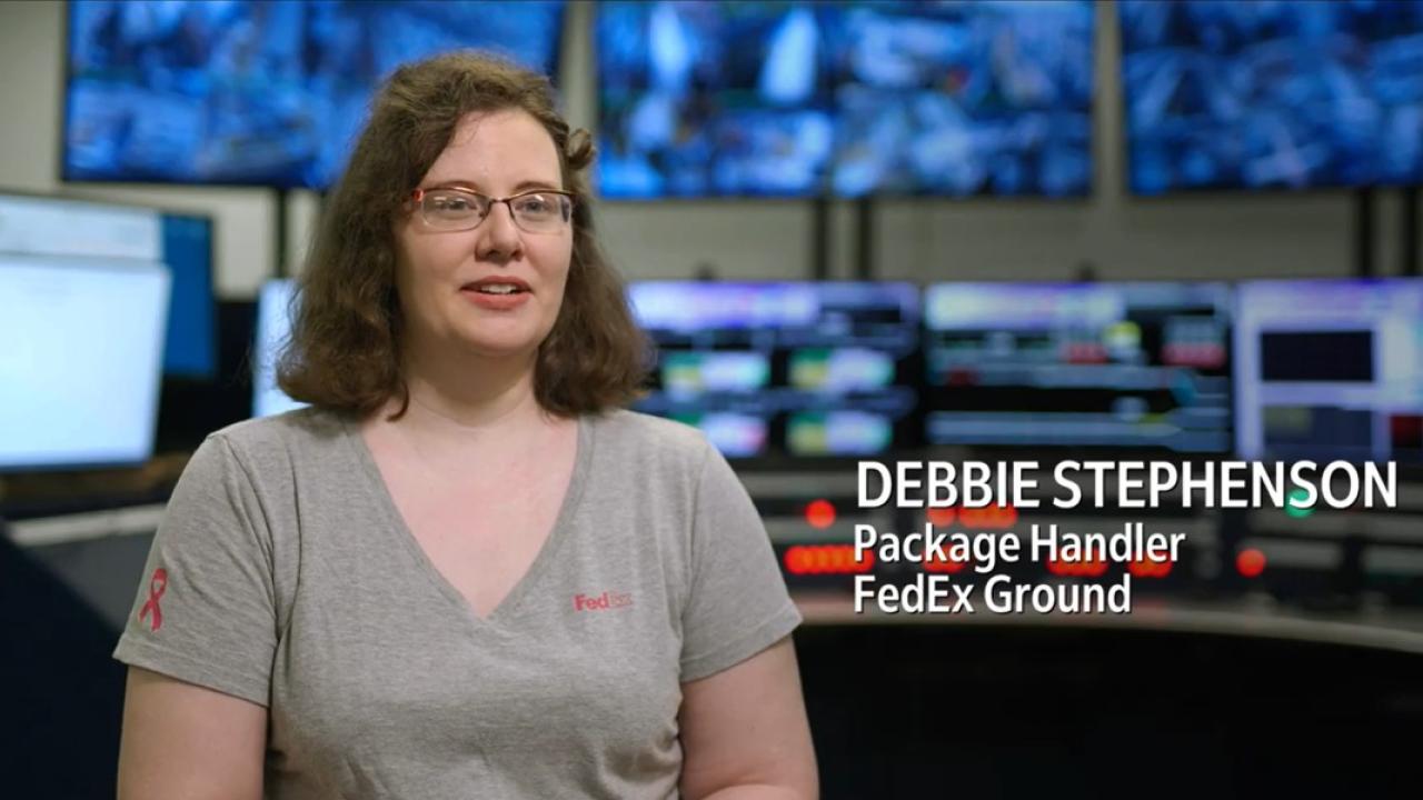 Image of Debbie Stephenson, Package Handler, FedEx Ground