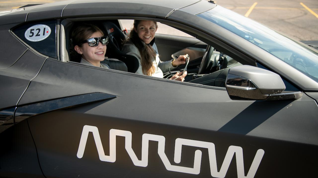 To honor Clemetsen’s ingenuity, Arrow provided her with the opportunity to drive its Semi-Autonomous Motorcar, or SAM Car