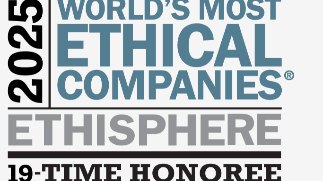 2025 Ethisphere World's Most Ethical Companies logo.