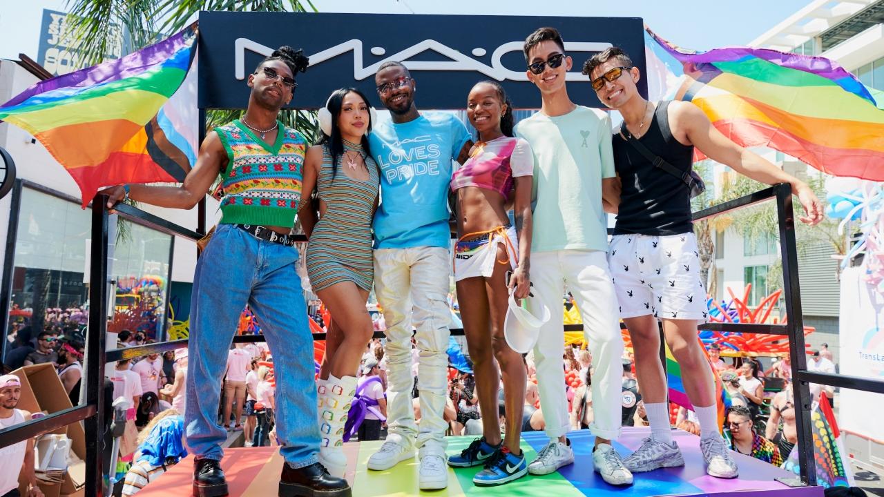 MAC float in the LA Pride Parade