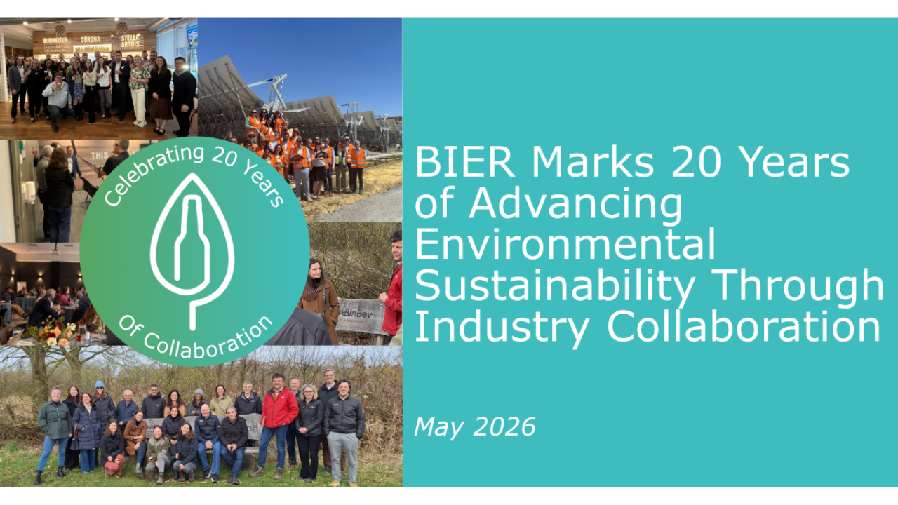 BIER 20 Year Anniversary
