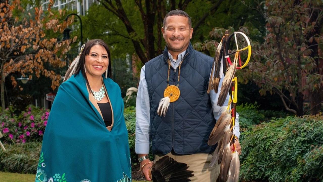 two members of Duke Energy's Indigenous people’s employee resource group (ERG)