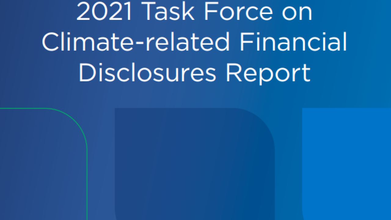 "Fifth Third Bancorp 2021 Task Force on Climate-related Financial Disclosures Report" Cover Page