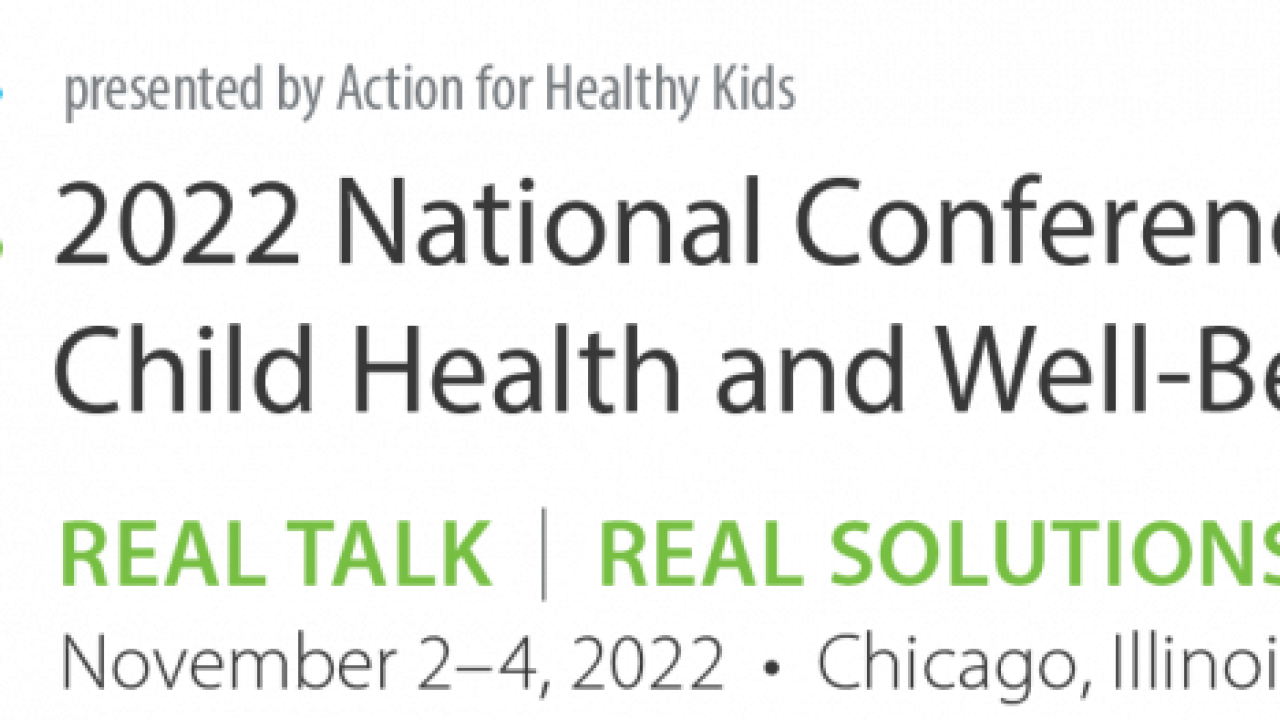 2022 National Conference on Child Health and Well-being Logo