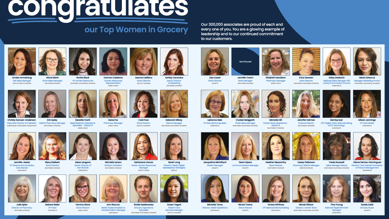 poster of headshots of each of the winners