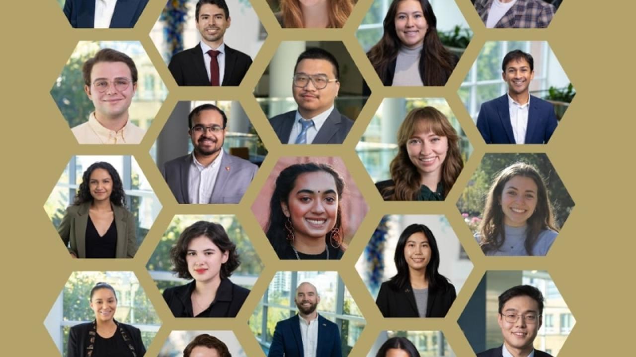 Collage of photos of fellows and ambassadors