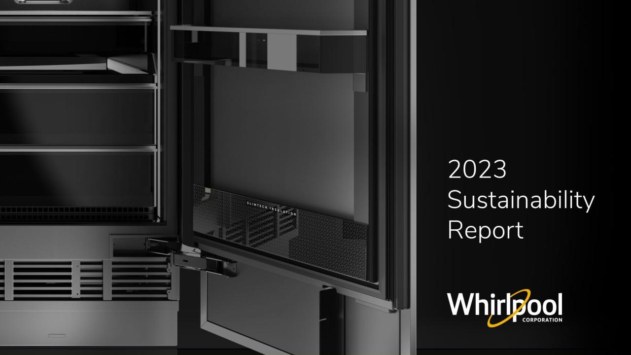 Whirlpool 2023 Sustainability Report