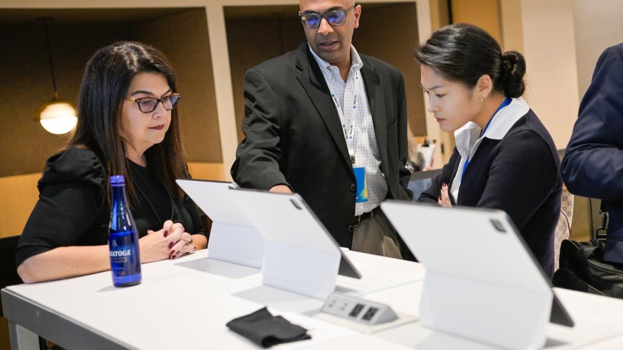 Colleagues showcase MetLife’s products and services during Investor Day.