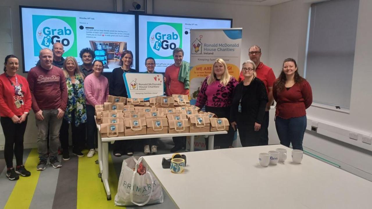 Group photo from Dublin volunteering efforts