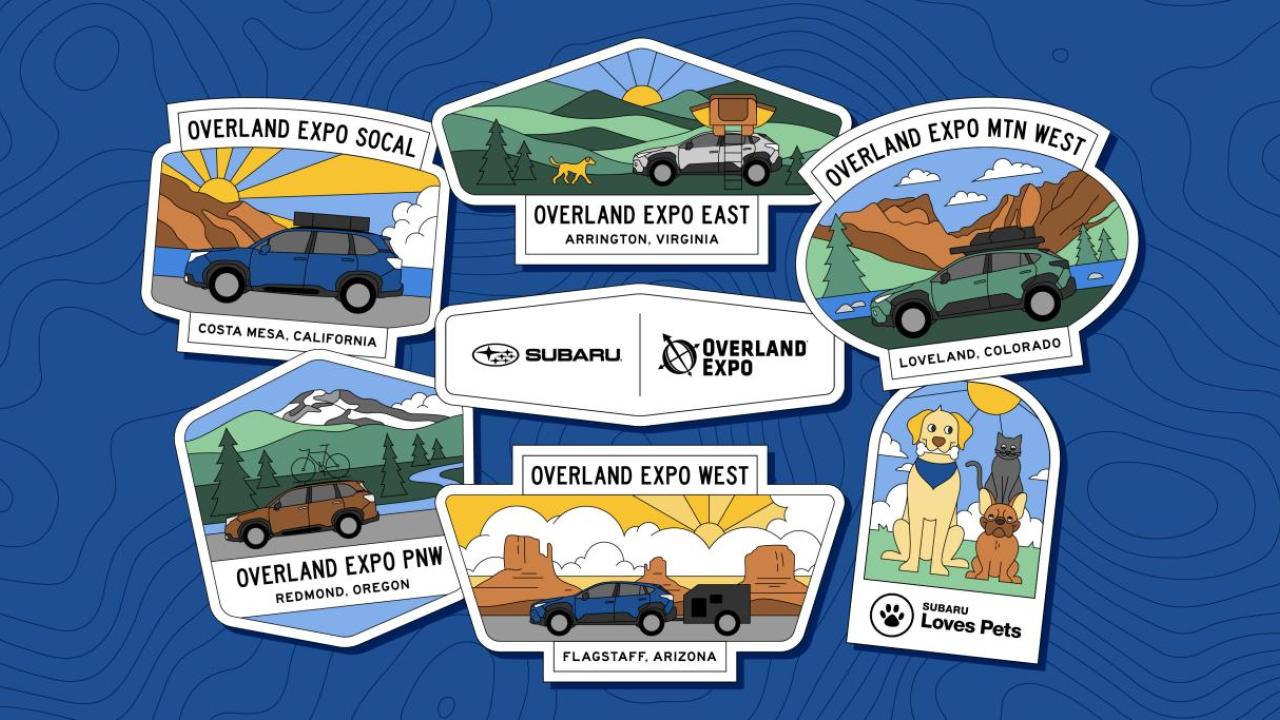 collage of different event locations