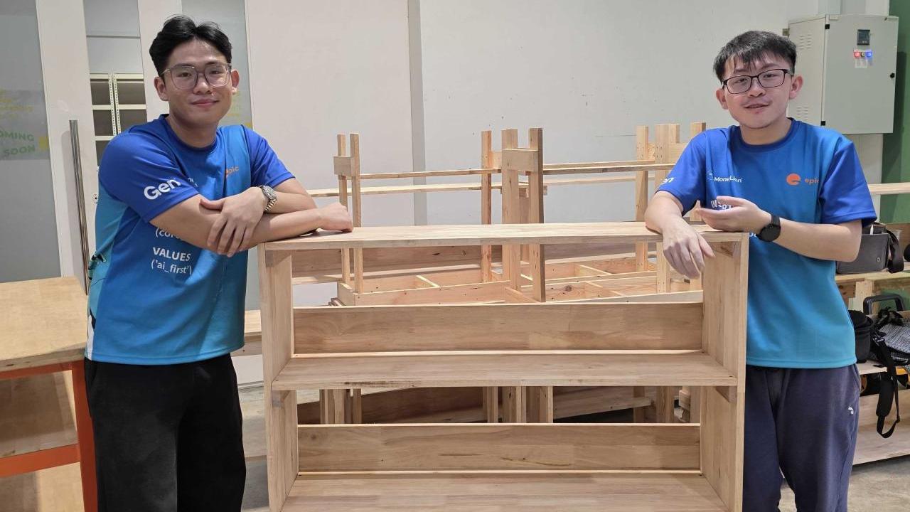 Gen team members volunteering