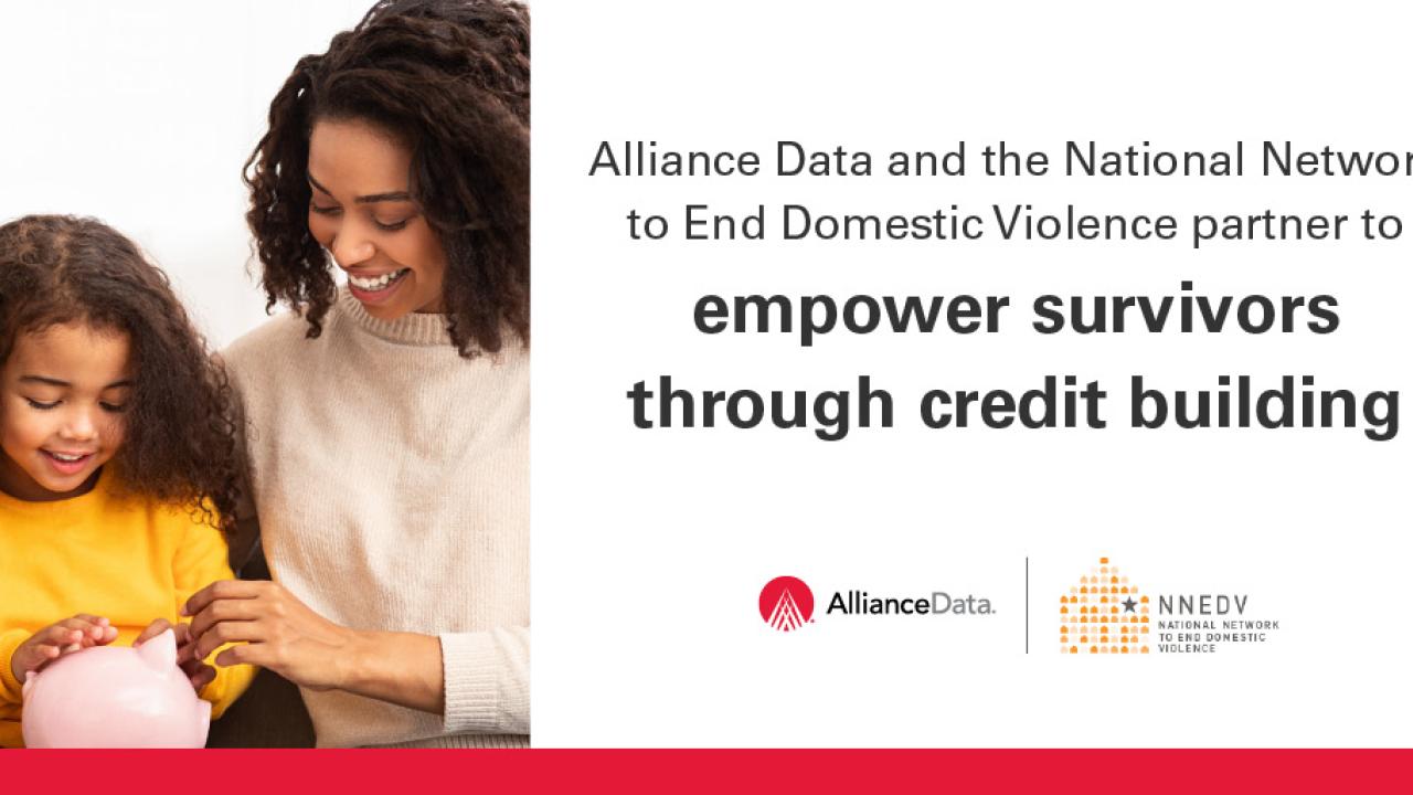 poster about empowering survivors through credit building