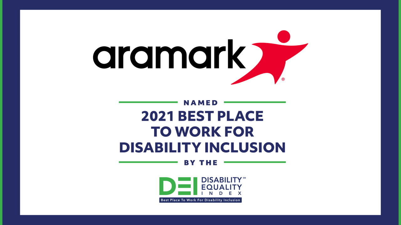 Aramark logo, DEI Award