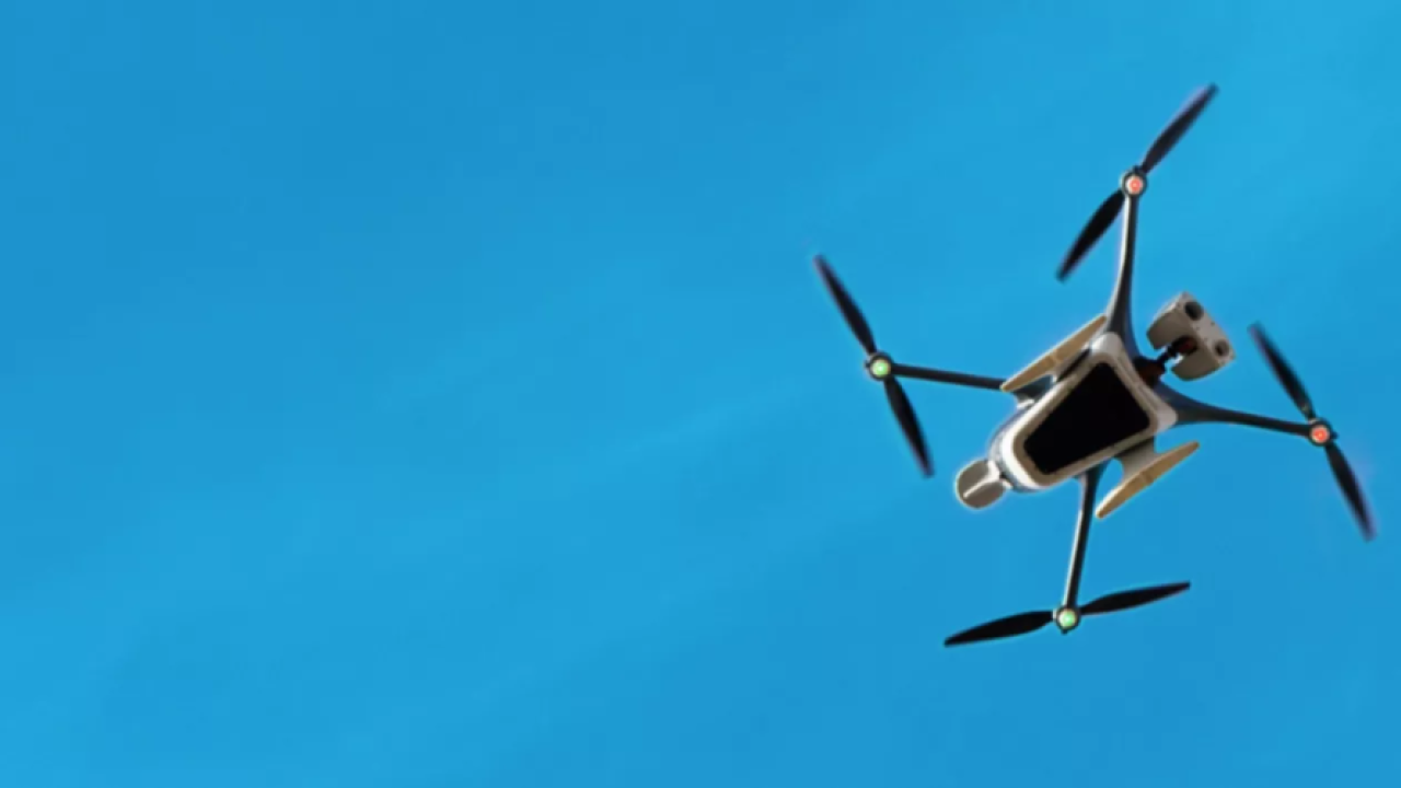 drone flying