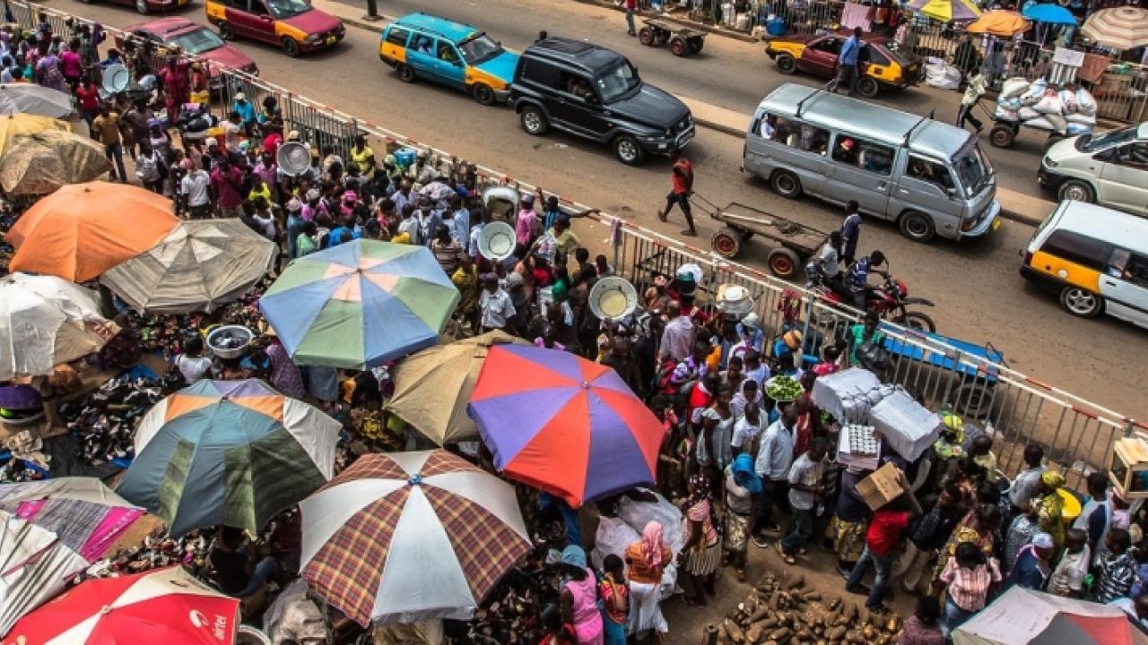 Crowds in Africa