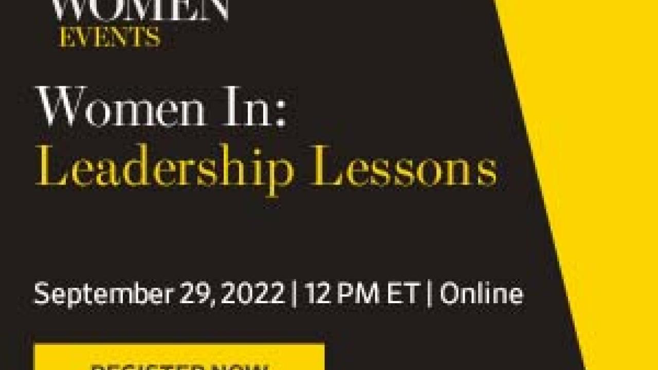 Women In: Leadership Lessons