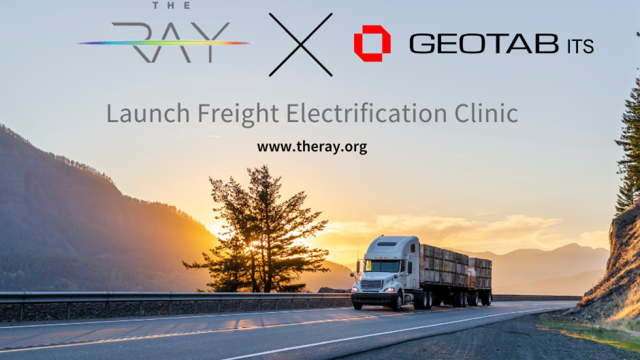 The Ray x Geotab Electrification Graphic