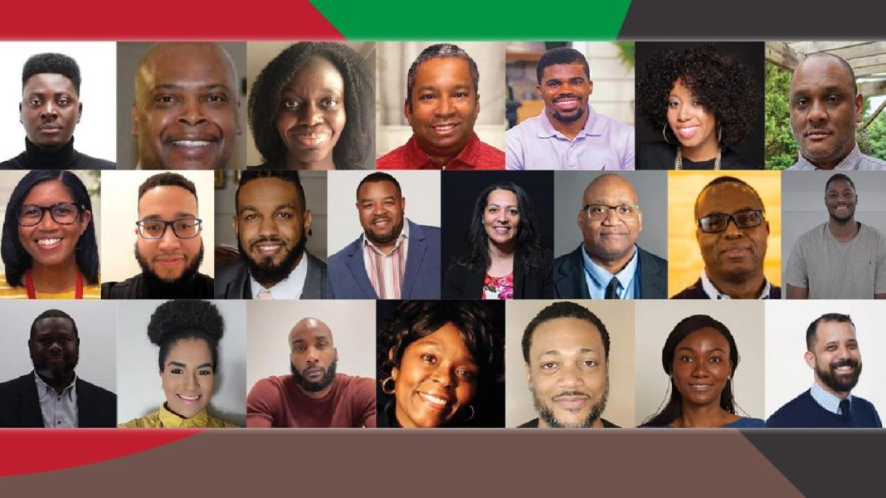 A photo compilation featuring the headshots of all 22 Qurate Retail Group 2023 BEYA Modern-Day Technology Leaders