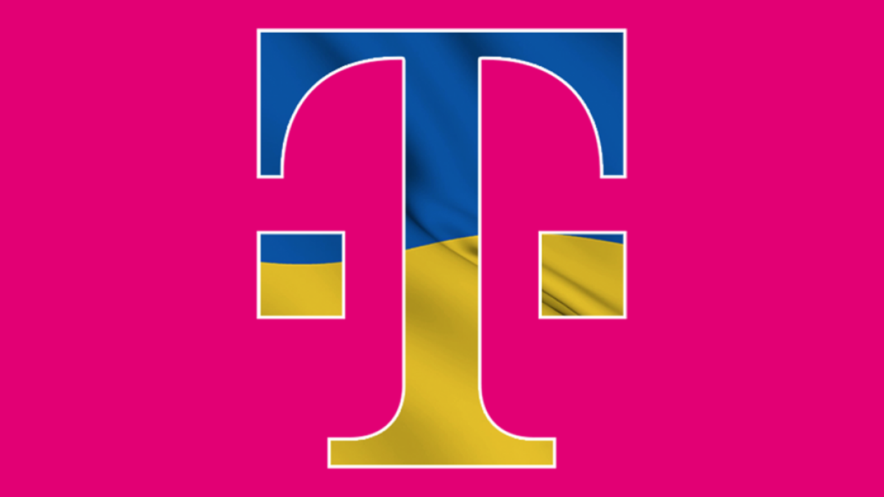T-Mobile Ukraine Flag Logo