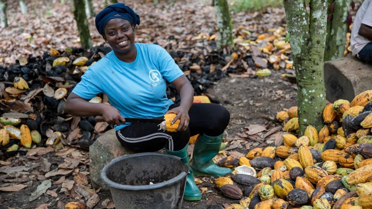 Cocoa Farmer Deborah Osei-Mensah