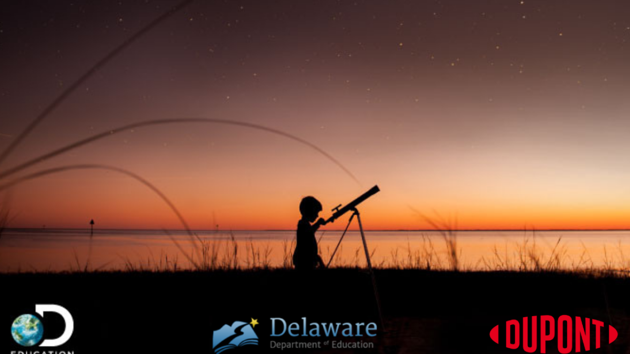 sunset with logos