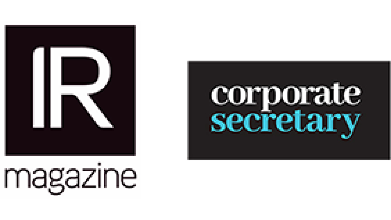 IR Magazine and Corporate Secretary logos