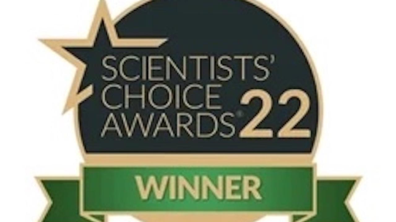 2022 Scientists' Choice Awards Winner Badge
