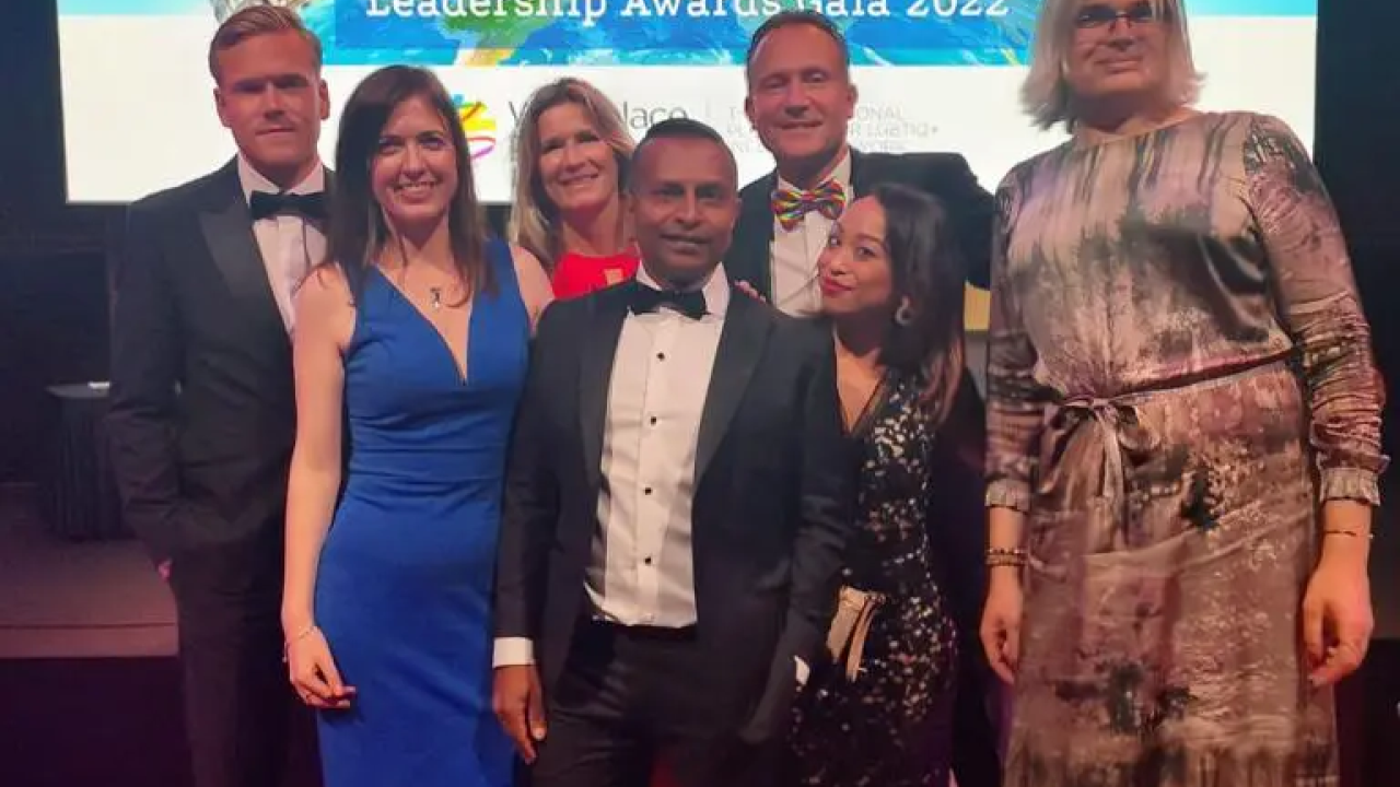 Group photo at the Workplace Pride Awards