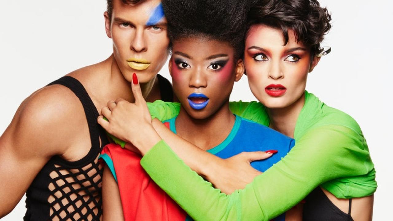 Group picture of people in MAC Cosmetics glam