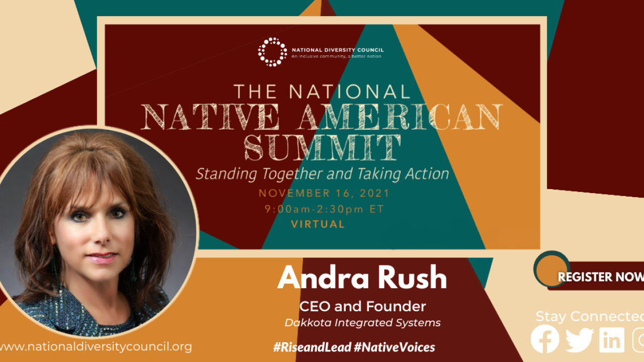 Rush Native American Summit poster