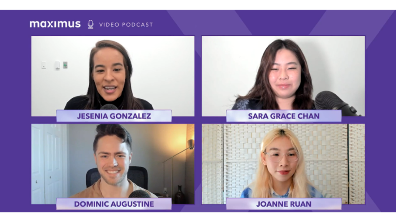 Video podcast participants 