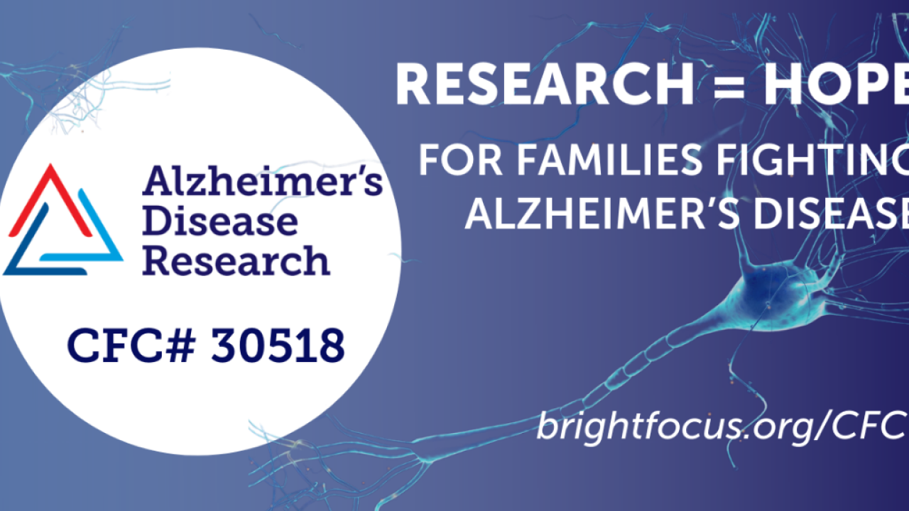 Research = Hope, Alzheimer's Disease Research graphic