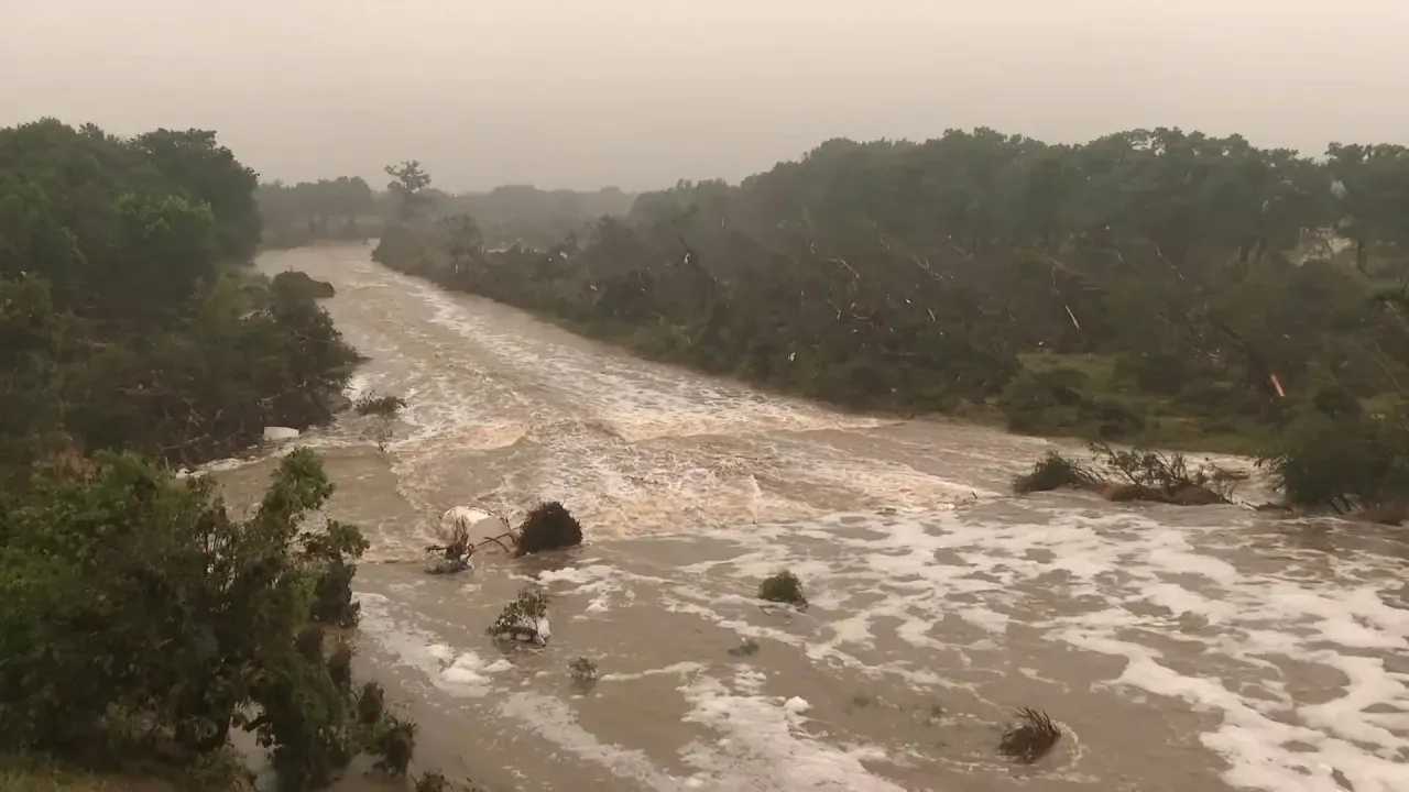 Flooding in central Texas has killed at least 80 people, many of them children. Search and rescue teams are still urgently hunting for survivors. (Photo by Gianrigo Marletta for AFP)