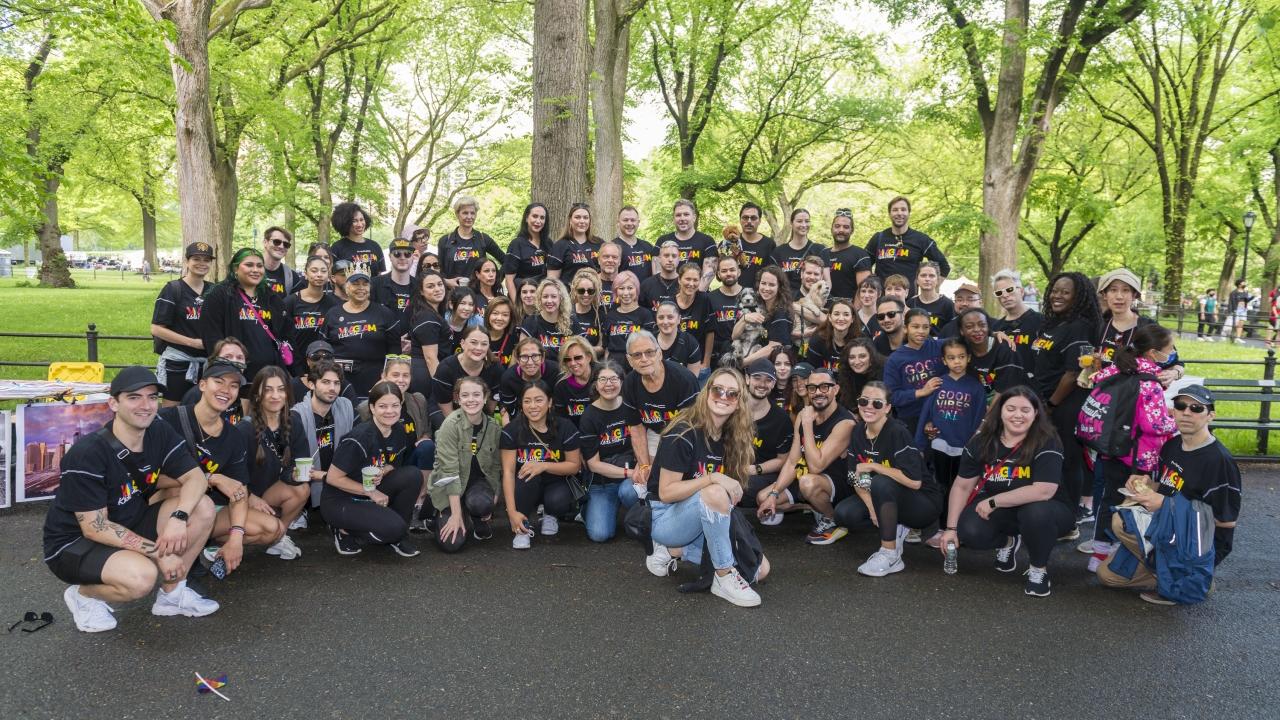 MAC's team for the AIDS Walk New York