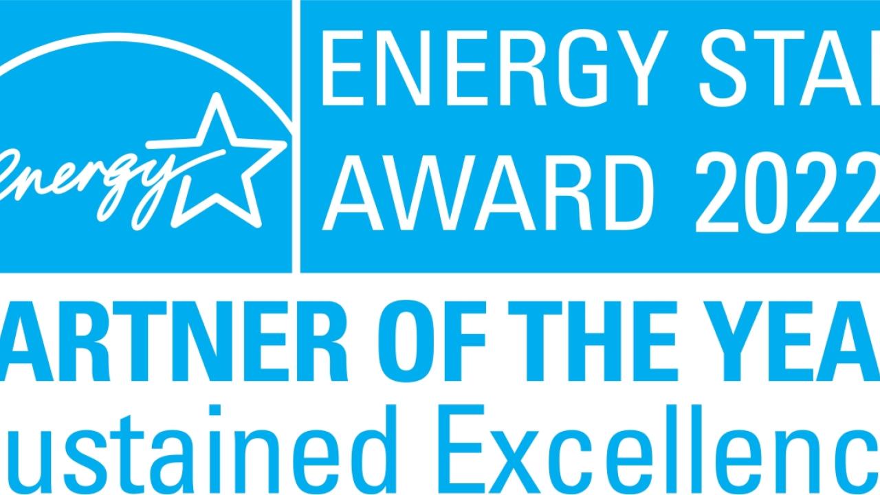energy star award 2022 Partner of the Year: Sustained Excellence award