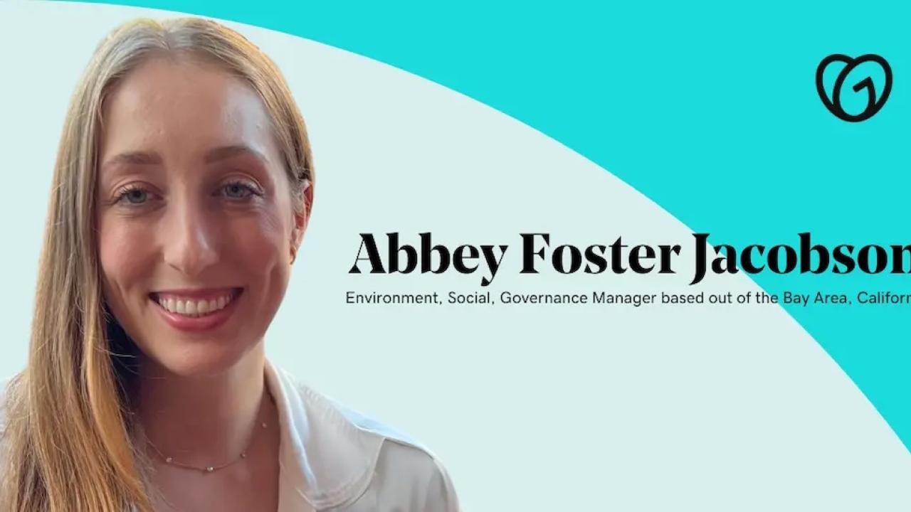 Abbey Foster Jacobson, ESG Manager, GoDaddy.