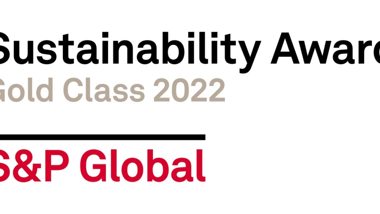 "Sustainability Award, Gold Class 2022, S&P Global"