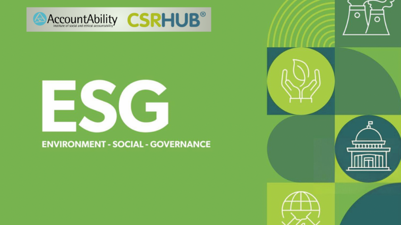 AccountAbility and CSRHub ESG Banner Image