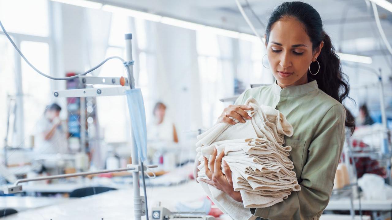 Female garment worker