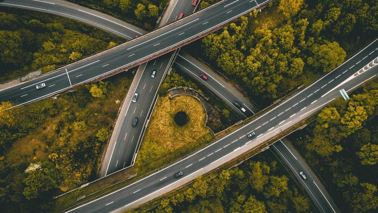Overpasses from above
