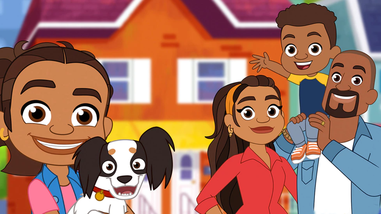 Animated family from Alma's way