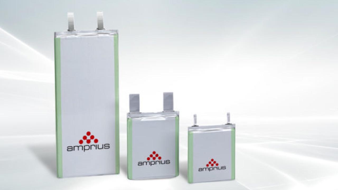 Amprius silicon anode batteries
