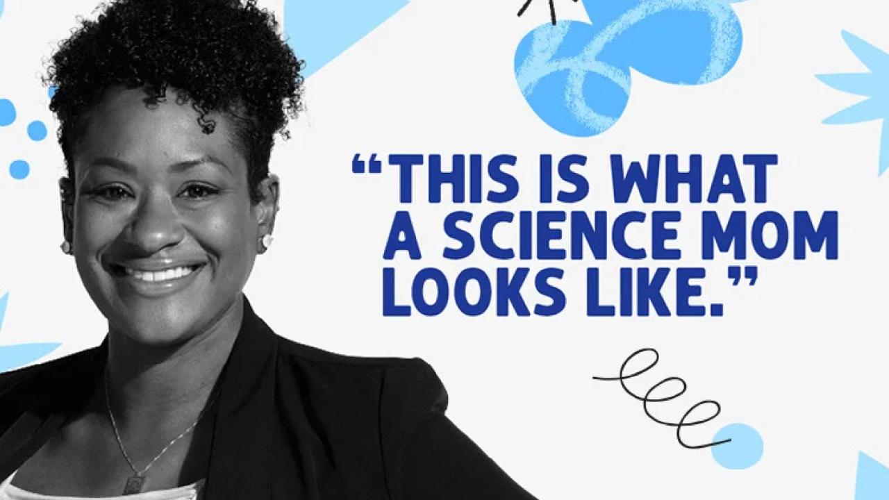 Annette Angus and quote "This is what a science mom looks like."