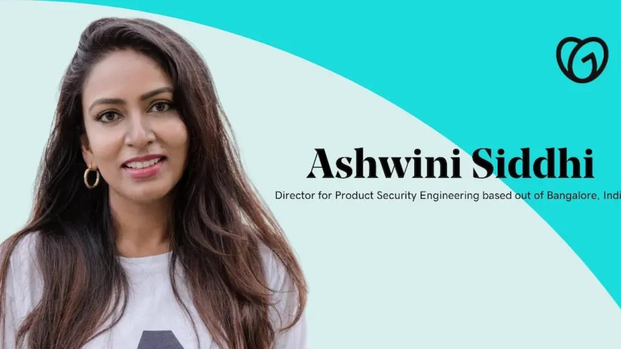 Ashwini Siddhi, Director for Product Security Engineering based out of Bangalore, India.
