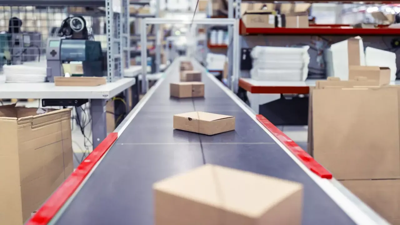 Parcel assembly line